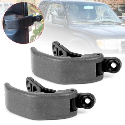 2X Cerradura de pestillo de ventana trasera izquierda derecha gris para camioneta Toyota Tacoma Hilux 1989-00 Foto 1 de 4