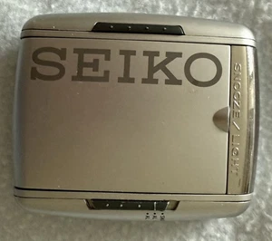 Mint Vintage Digital Seiko Travel Alarm Clock QHL004SL - Picture 1 of 3