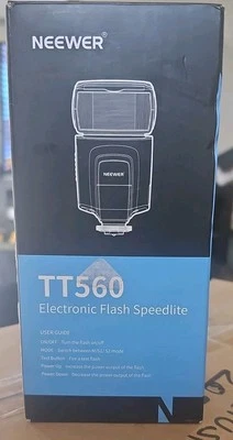 Neewer TT560 Flash Speedlite GN38 For Canon Nikon Panasonic Olympus Pentax   - Image 1 of 4