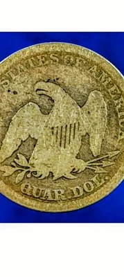 1861 CIVIL WAR INFINTRY MADE 35c A DAY 25c Silver Elite 🪙😎  - Image 1 of 4