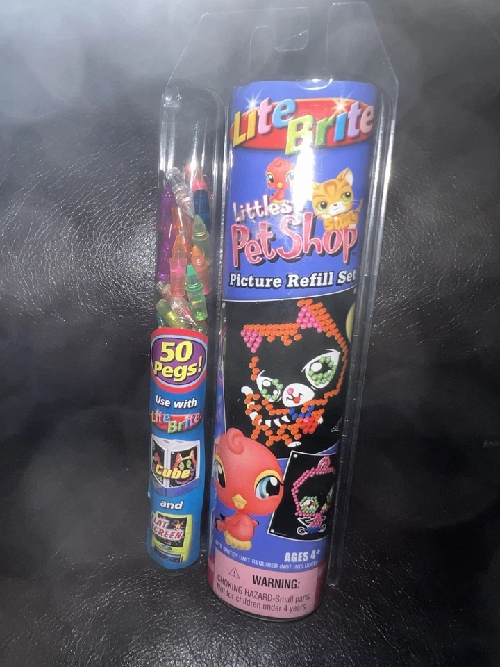 NEW Littlest Pet Shop Lite Brite Picture Refill fits Cube & Flat Screen - Image 1 of 4