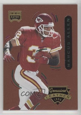 1996 Playoff Contenders Leather Marcus Allen #31 HOF - Image 1 of 2