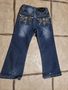 Shyanne Girls Jeans 4 Bling Western RODEO - Picture 1 of 5