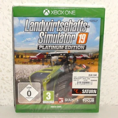 Xbox One + Series X|S Spiel Landwirtschafts Simulator 19 Platinum Edition Neu - Bild 1 von 2