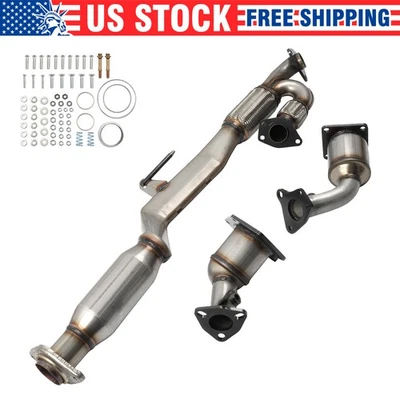 All 3 Catalytic Converter For 2013 JX35 2014-2020 Infiniti QX60 3.5L with Y pipe Foto 1 de 4