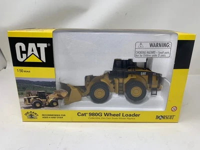 NUEVO EN CAJA NORSCOT Diecast CAT 980 G Cargador de Ruedas Escala 1:50 #55027 Foto 1 de 4