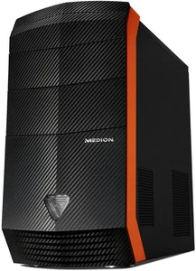 Medion Akoya P5318 PC 2TB Speicherkapazität Schwarz/Orange - Bild 1 von 1