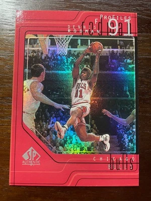 Dennis Rodman 1997-98 SP Authentic - Profiles #P39 Chicago Bulls - Image 1 of 2