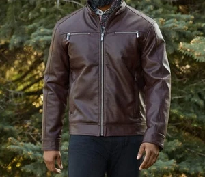 Genuine leather jacket men. Sheep skin leather. Soft, lightweight n comfortable. - Picture 1 of 5