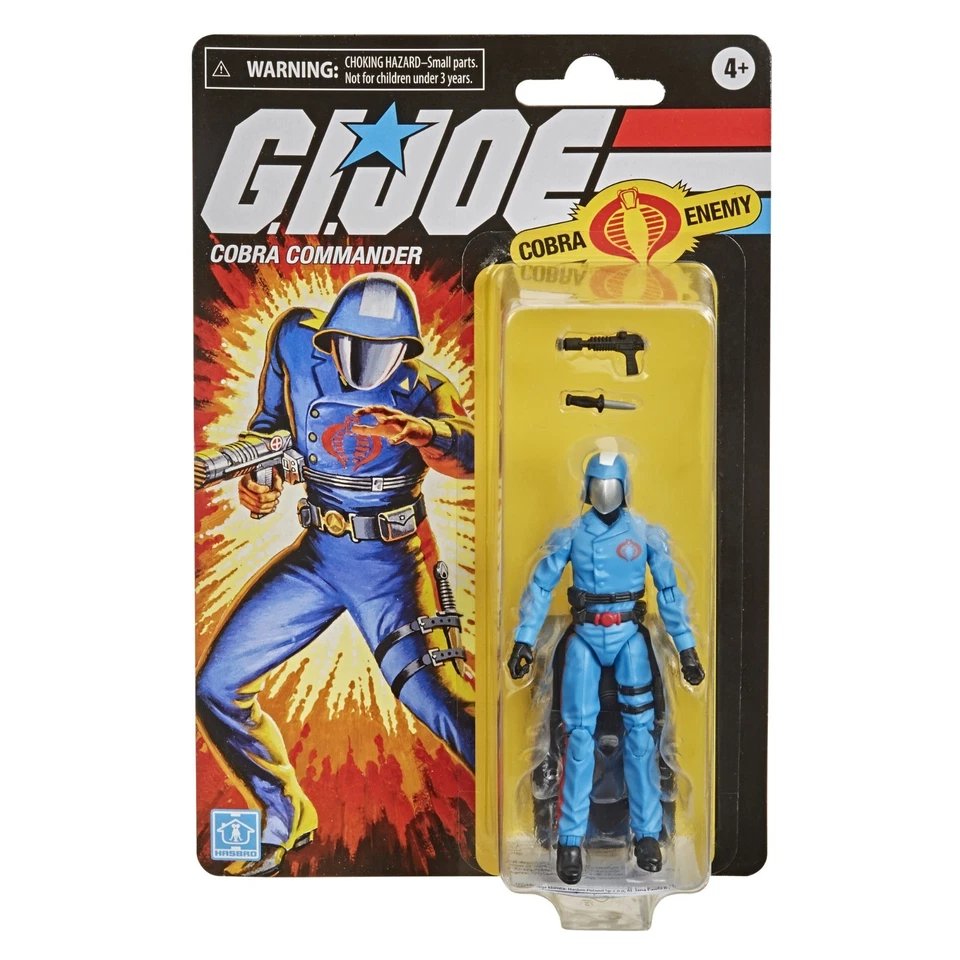 G.I. Joe Retro 3.75 Inch Cobra Commander Action Figure ( Hasbro ) - Image 1 of 2