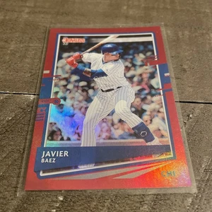 2020 Panini Donruss - Javier Báez #90 Holo Red Base - Bild 1 von 2