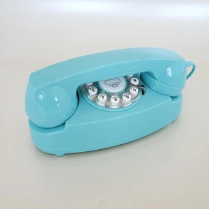 Crosley BLAU Princess Telefon 2003 CR-59 Touchtone Drucktaste - Vintage Design - Bild 1 von 7