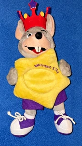 Chuck-E-Cheese Geburtstag Stern Bilderrahmen Stofftier Plüsch Bohne Puppe Kunststoff Krone - Bild 1 von 10