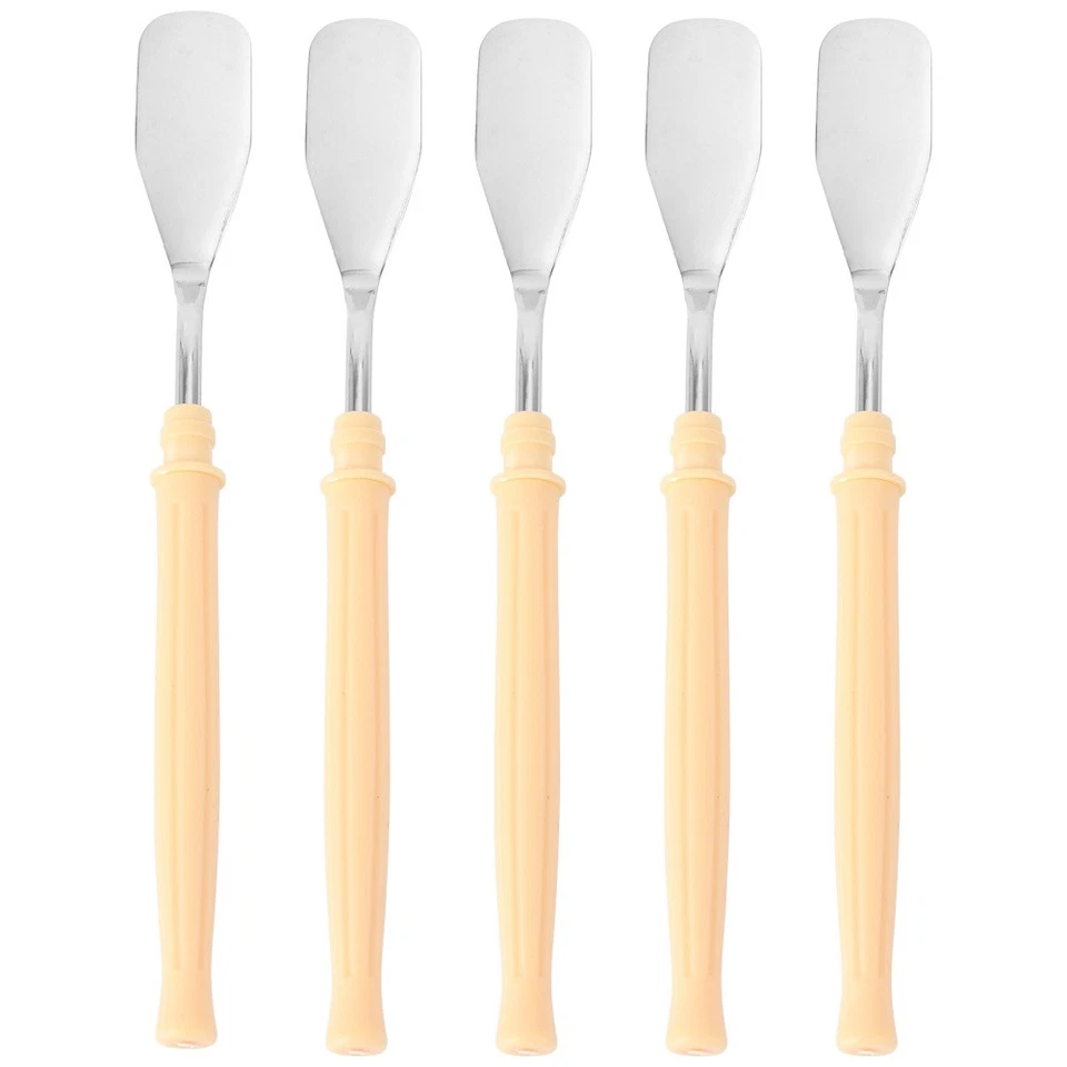  5 Pcs Spatule Mixeur Peinture Outils De À L'huile Palette Mélange - Photo 1/4