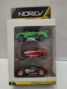 PACK STREET RACER 3 CARS SUBARU/CITROEN/PEUGEOT apx 1:64 NOREV 3 INCHES (7,5cm) - Imagen 1 de 4