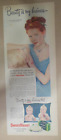 Publicité savon chérie : fille de couverture June Thompson ! des années 1950 Taille : 7,5 x 15 pouces