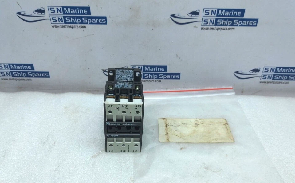 Contator elétrico Benedikt & Jager K3-40B00 200-240V 50Hz 200-240V 60Hz - Imagem 1 de 4