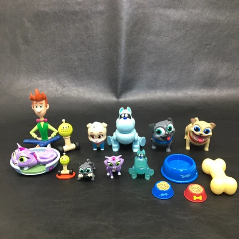 Disney Jr. Puppy Dog Pals Characters Rolly, Bingo, Arf, Keia & Hissy Figures Cover