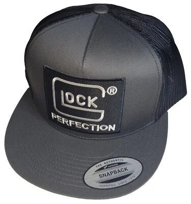 GLOCK Embroidered Patch Trucker Hat/YP Classics 6006 Charcoal/Black  - Image 1 of 4