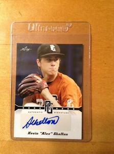 2013 Leaf Kevin "Alex" Shelton Perfect Game Autographed Baseball Card