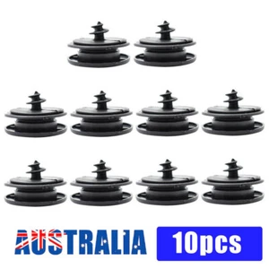 10X Car Mat Carpet Clips Fixing Grips Clamps Floor Holders Sleeves Premium Kit - Picture 1 of 9