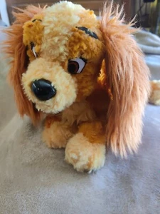 NWT DISNEY PARKS LADY & TRAMP 12" LADY DOG PLUSH SOFT FLUFFY - Picture 1 of 6