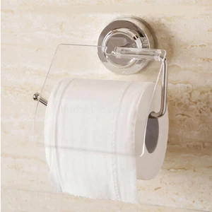 Saugnapf Toilette Papier Rollenhalter Toilettenrollenhalter kein Bohren - Bild 1 von 8