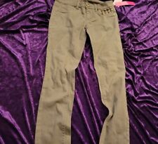 NEW !! - GIRL'S Young Women's  SIZE 1 Light Green DENIM JEANS Tinseltown Couture