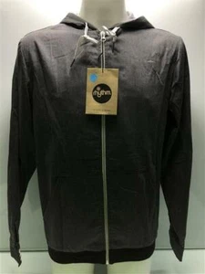 RHYTHM Jacket black Windbreaker dünne Jacke Herren M Kapuzenjacke - Bild 1 von 4