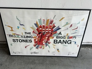 THE ROLLING STONES 2005 A BIGGER BANG TOUR OFFICIAL FAN CLUB POSTER 24” X 36” - Picture 1 of 4