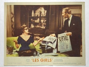 1957 Les Girls #3 Lobby Card 11x14 Gene Kelly Mitzi Gaynor Kay Kendall