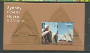 2023 SYDNEY OPERA HOUSE 50 YEARS MINI SHEET M.N.H - Picture 1 of 1