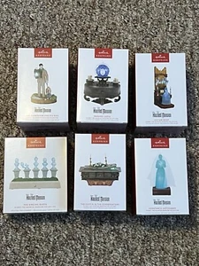 Komplettsatz 6 Hallmark Haunted Mansion Andenken Geschichtenerzähler Ornamente - Bild 1 von 7