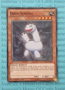 INOV-EN093 Dino-Sewing Yu-Gi-Oh Card 1st Edition New - Picture 1 of 4