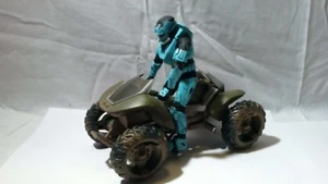 Halo 3 Mongoose with Cyan Spartan Figur - Bild 1 von 6