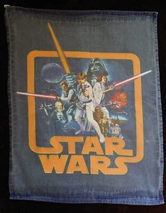 Star Wars Small Hand / Kitchen Towel Darth Vader Luke Skywalker Death Star Rare - Picture 1 of 3