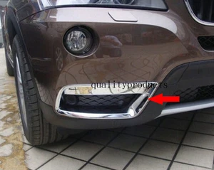  2pcs Chrome Front Bottom Fog light lamp Cover Trim For BMW X3 F25 2011-2013 - Bild 1 von 4