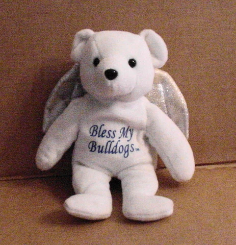 University of Georgia BLESS MY BULLDOGS Angel Beanie Plush  Pre-Owned Cover