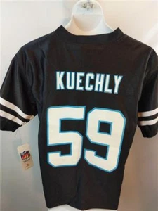 New-No-Front Flaw Luke Kuechly #59 Panthers Youth Size M Medium 10/12 Jersey - Picture 1 of 4