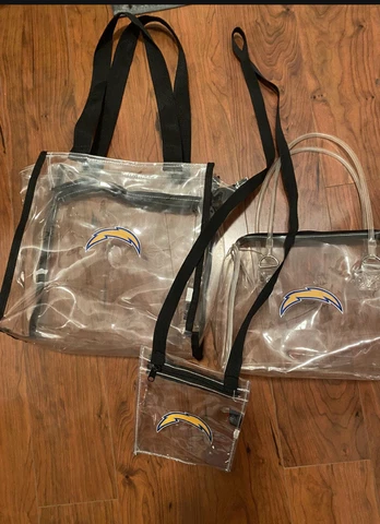 Los Angeles Chargers Stadium Approved Clear Bags/Purses Cover
