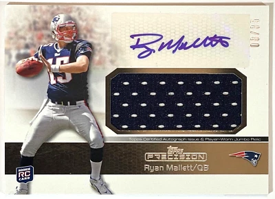2011 Topps Precision Ryan Mallett Relic Auto RC #RAJR-RM /35 Arkansas Razorbacks - Image 1 of 2