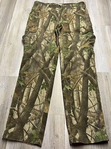 Mens Realtree Hunting Pants Vintage Camo Cargo Whitewater Outdoors Size Large - Picture 1 of 10