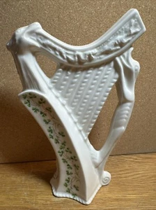Vintage Handmade Porcelain Harp Shamrock Design CRE - Picture 1 of 9
