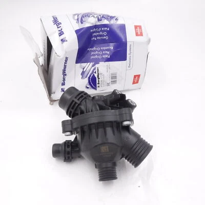 Termostato de líquido de arrefecimento do motor Borg Warner fabricante de equipamento original 410086.97D0 para 2014-2016 BMW Z4 - Imagem 1 de 4