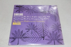Sealed MAAZEL Sibelius Symphony no.5/7 LONDON Stereo CS-6488 Vienna Phil - Picture 1 of 2