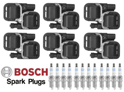 Juego de bobinas de encendido MK y bujías BOSCH Platinum para Mercedes-Benz CLK CLASE CL Foto 1 de 4