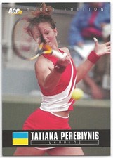 2005 Ace Authentic Debut Edition -  Tatiana Perebiynis Tennis Card #81