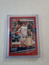 DANSBY SWANSON 2020 DONRUSS RED RELIC MATERIALS # DM-DS ATLANTA BRAVES 89/99