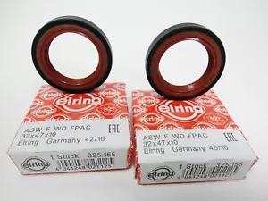 2x Wellendichtring ELRING 32x47x10 325.155 Nockenwelle Kurbelwelle Audi VW - Picture 1 of 7