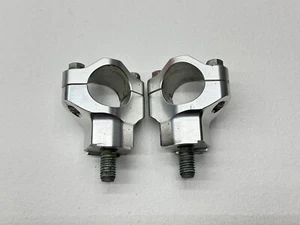 2022 Husqvarna FE350 Handlebar Mounts Clamps 1-1/8 Set Handle Bar OEM Dirt Bike - Picture 1 of 5